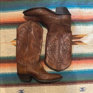 Brown Western Cowboy Boots